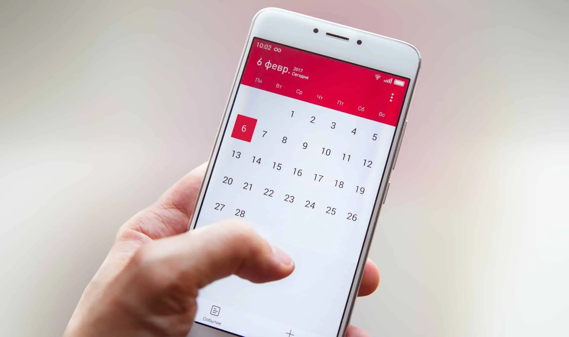 Cleaning with TLC: Your partner in sanitation during COVID-19 5 a calendar app open on a smart phone