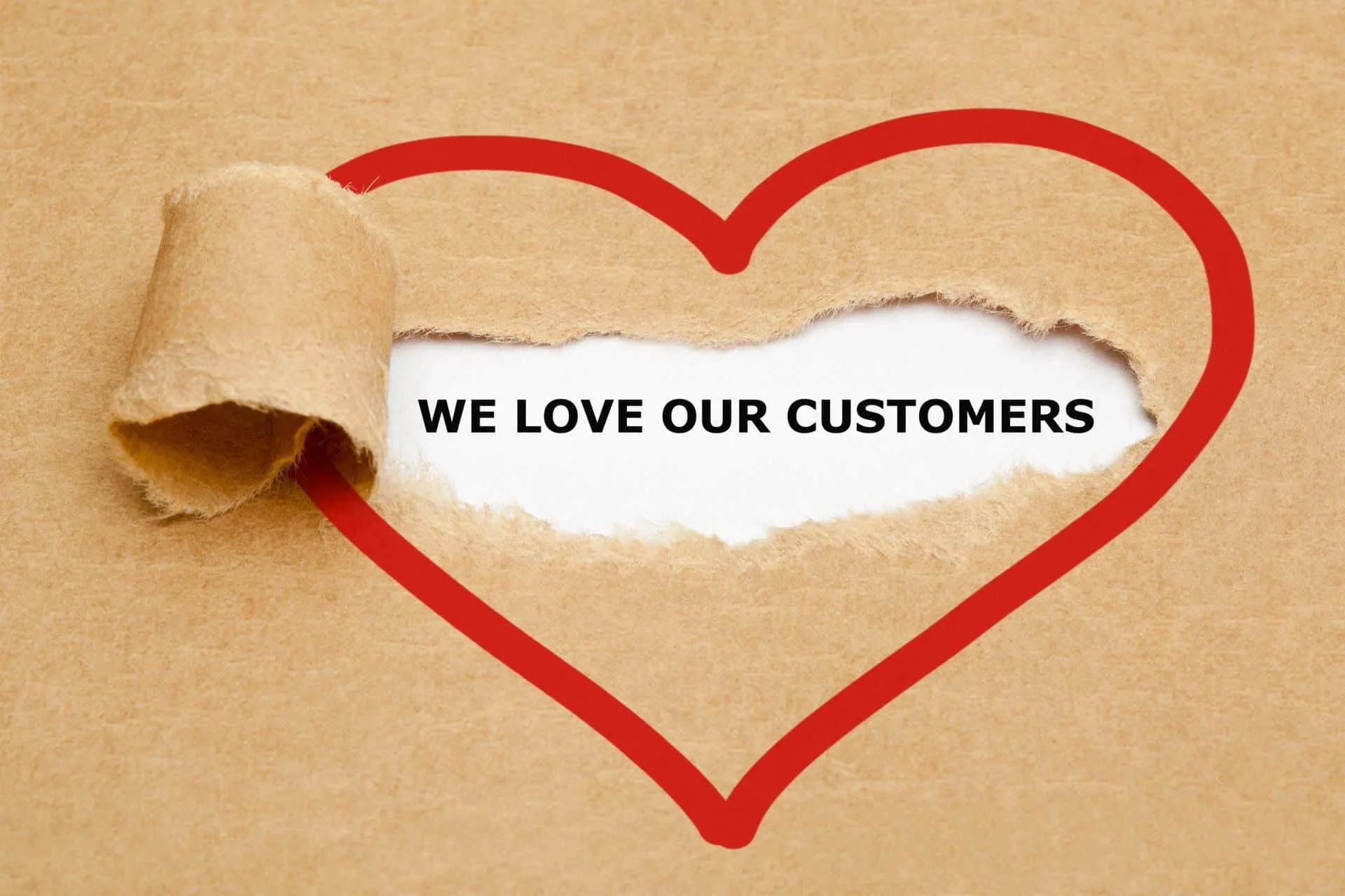 Cleaning with TLC: Your partner in sanitation during COVID-19 8 a heart that says 'we love our customers'