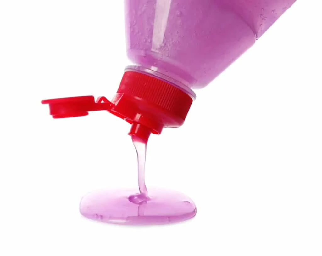 How to Get Nail Polish Out of Carpet 9 Purple dish soap being poured out of the plastic bottle