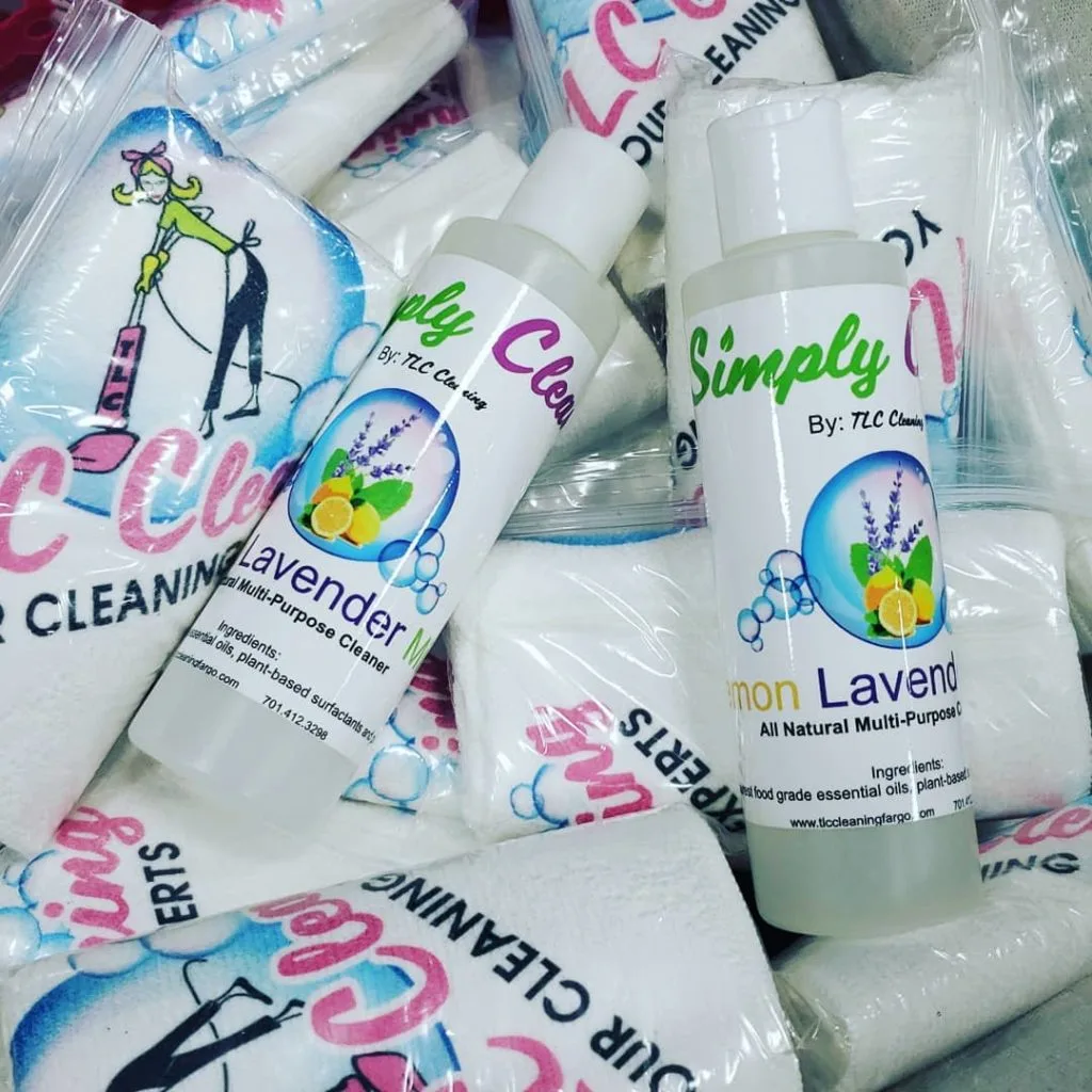 13 Things to Try and Make Cleaning Fun 3 Bottles of the TLC Cleaning products