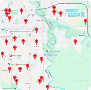 new fargo map