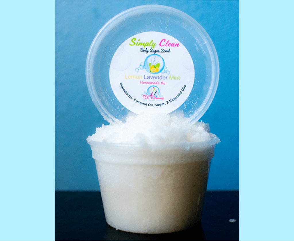 Simply Clean Sugar Scrub 16oz